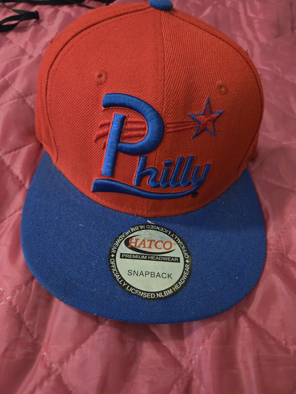 Kids Snapback Cap - Red and Blue Philly Design